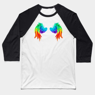 Bright rainbow wings Baseball T-Shirt